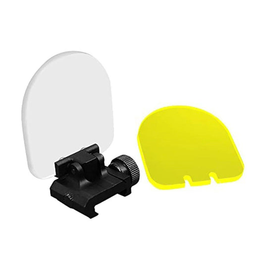 Flip-Up QD Scope Lens and Sight Shield Protector - Black