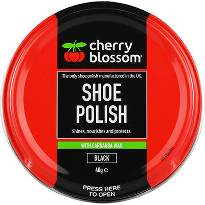 Cherry Blossom Shoe / Boot Polish - Black