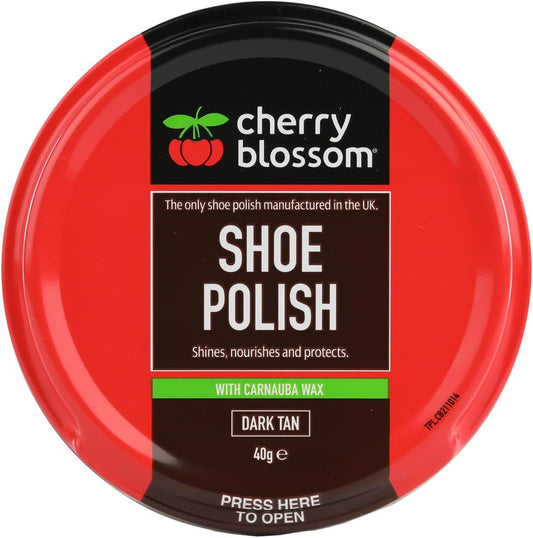 Cherry Blossom Shoe / Boot Polish - Dark Tan